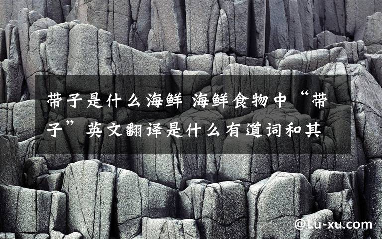 带子是什么海鲜 海鲜食物中“带子”英文翻译是什么有道词和其他词典都是翻译都是生活中的袋子之类的东西