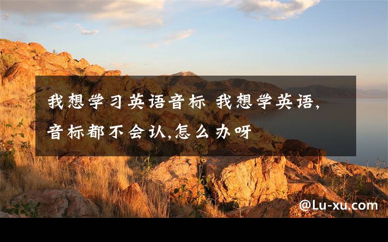 我想学习英语音标 我想学英语,音标都不会认,怎么办呀