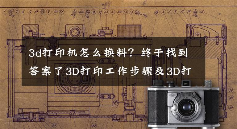 3d打印机怎么换料?终于找到答案了3D打印工作步骤及3D打印机的组成部分