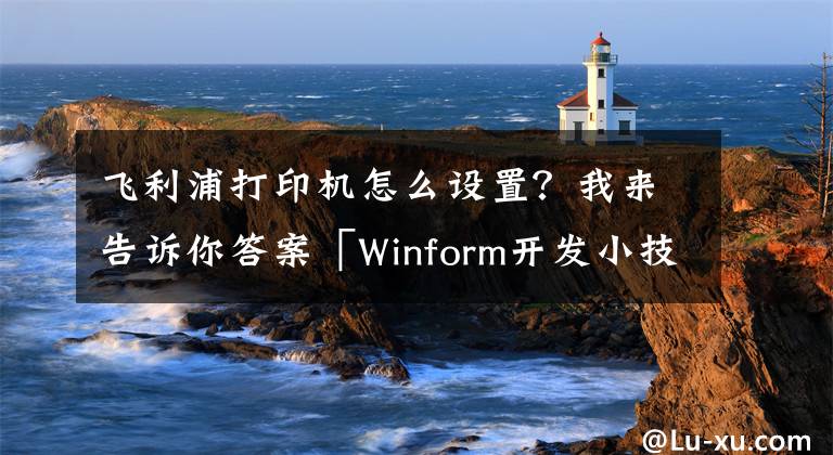 飞利浦打印机怎么设置？我来告诉你答案「Winform开发小技巧04」设置打印机