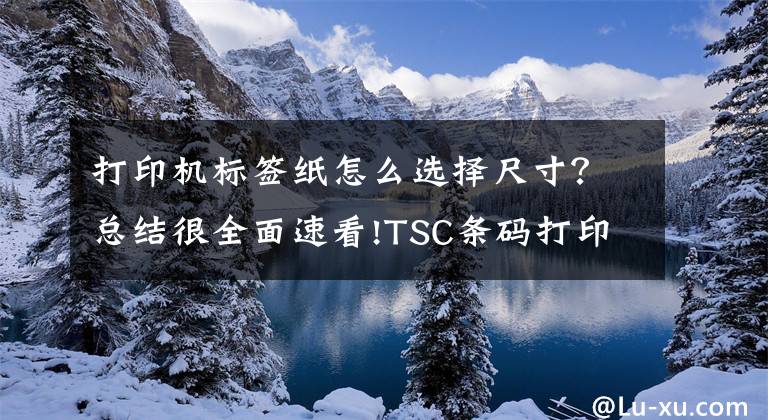 打印机标签纸怎么选择尺寸？总结很全面速看!TSC条码打印机偏移设置怎么办？