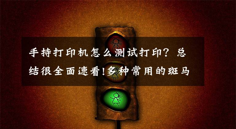手持打印机怎么测试打印？总结很全面速看!多种常用的斑马条码打印机测纸方法