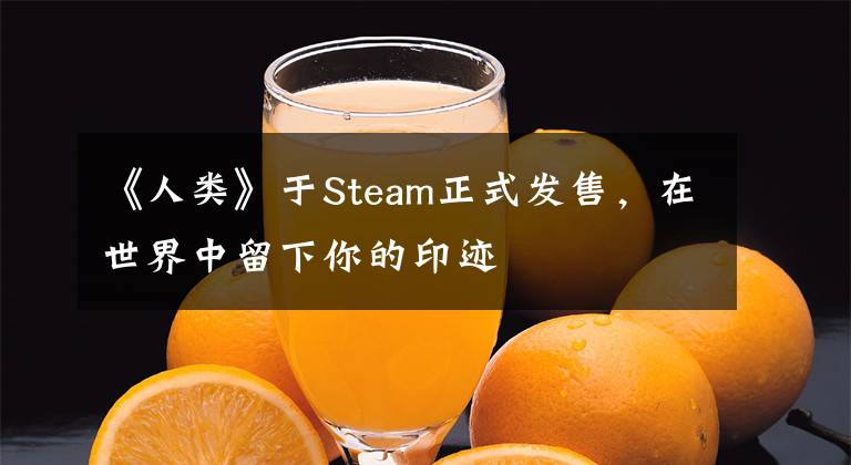 《人类》于Steam正式发售,在世界中留下你的印迹