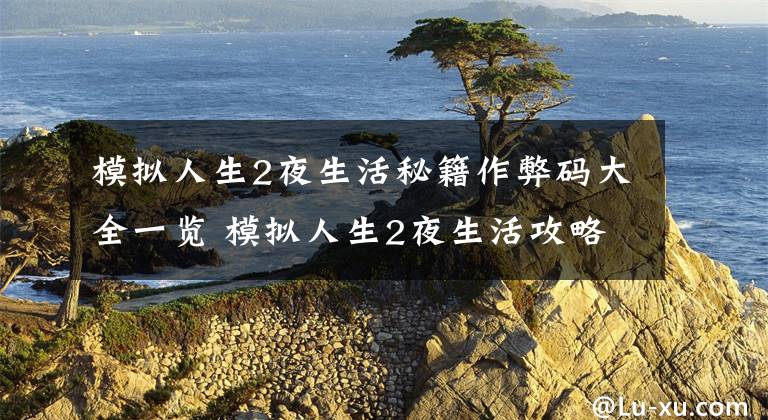 模拟人生2夜生活秘籍作弊码大全一览 模拟人生2夜生活攻略