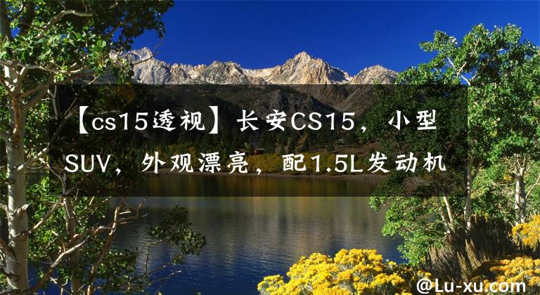 【cs15透视】长安CS15,小型SUV,外观漂亮,配1.5L发动机+5挡手动变速箱