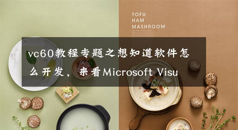 vc60教程专题之想知道软件怎么开发,来看Microsoft Visual C++6.0
