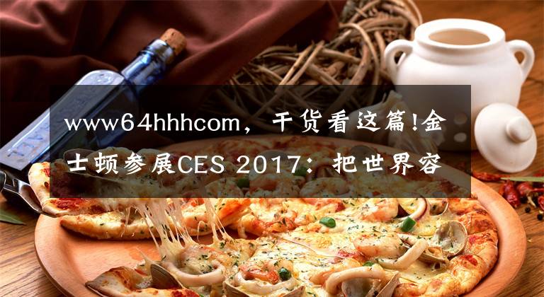 www64hhhcom，干货看这篇!金士顿参展CES 2017：把世界容量最大的U盘带来了