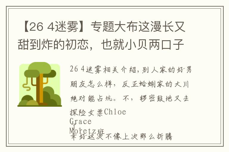 【26 4迷雾】专题大布这漫长又甜到炸的初恋,也就小贝两口子能比了吧