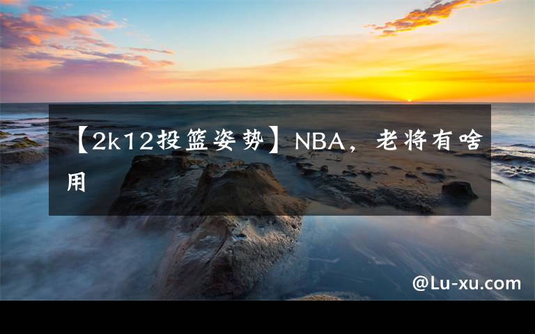 【2k12投篮姿势】NBA,老将有啥用