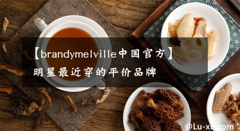 【brandymelville中国官方】 明星最近穿的平价品牌