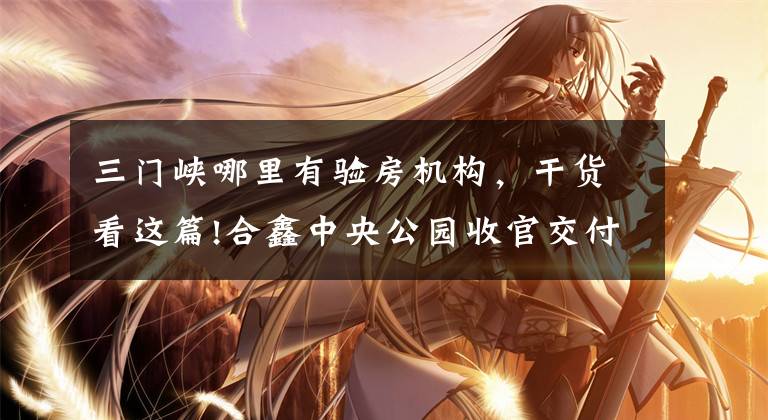 三门峡哪里有验房机构,干货看这篇!合鑫中央公园收官交付,与约2500户家人共启美好生活