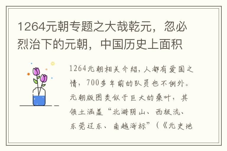 1264元朝专题之大哉乾元,忽必烈治下的元朝,中国历史上面积最大的时代