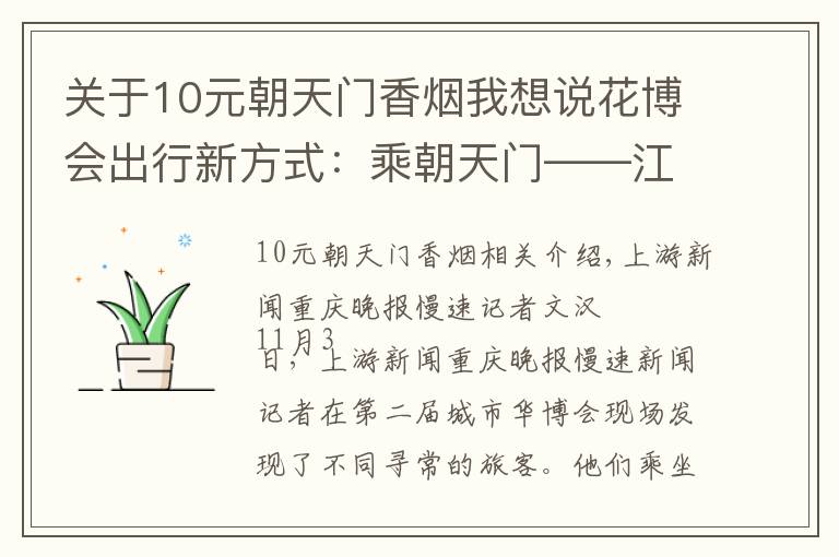 关于10元朝天门香烟我想说花博会出行新方式:乘朝天门——江北嘴轮渡(班次见内文)