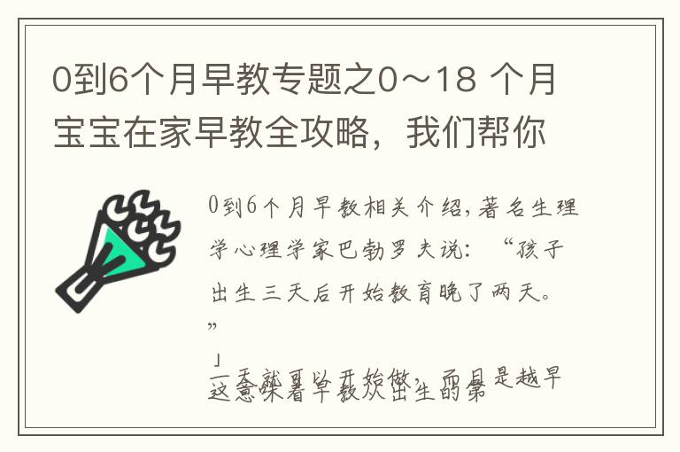 0到6个月早教专题之0~18 个月宝宝在家早教全攻略,我们帮你整理好了