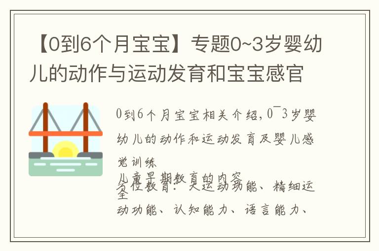 【0到6个月宝宝】专题0~3岁婴幼儿的动作与运动发育和宝宝感官训练