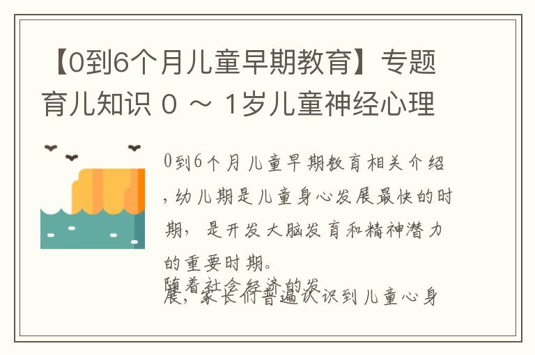 【0到6个月儿童早期教育】专题育儿知识 0 ~ 1岁儿童神经心理发育