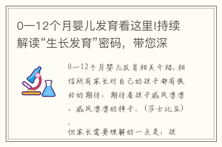 0一12个月婴儿发育看这里!持续解读“生长发育”密码,带您深度解析孩子的发育要点