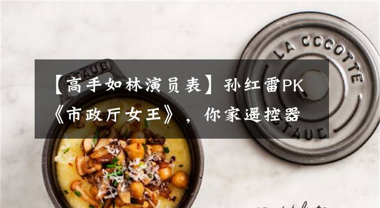 【高手如林演员表】孙红雷PK《市政厅女王》，你家遥控器怎么选？孙丽主演的《理想之城》官选本周四播出