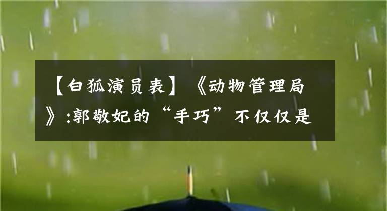 【白狐演员表】《动物管理局》:郭敬妃的“手巧”不仅仅是酱油。
