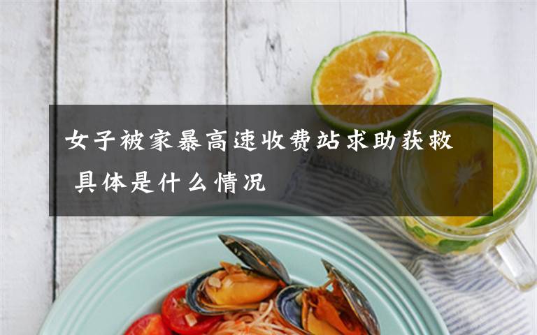 女子被家暴高速收费站求助获救 具体是什么情况