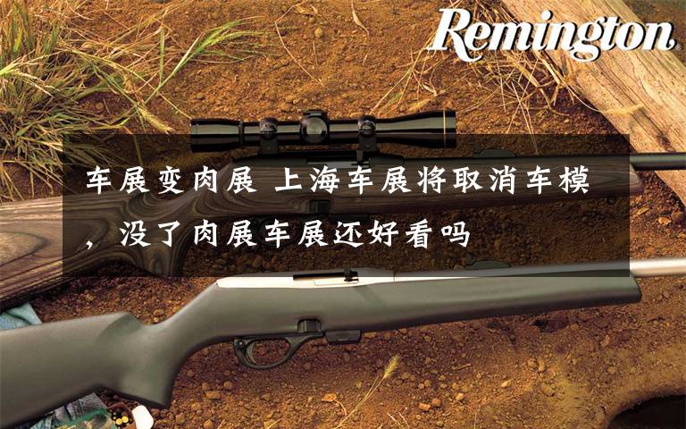 车展变肉展 上海车展将取消车模,没了肉展车展还好看吗
