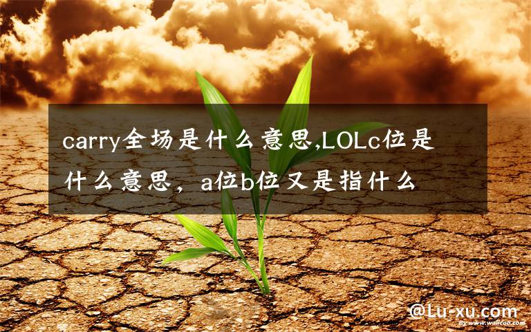 carry全场是什么意思,LOLc位是什么意思，a位b位又是指什么