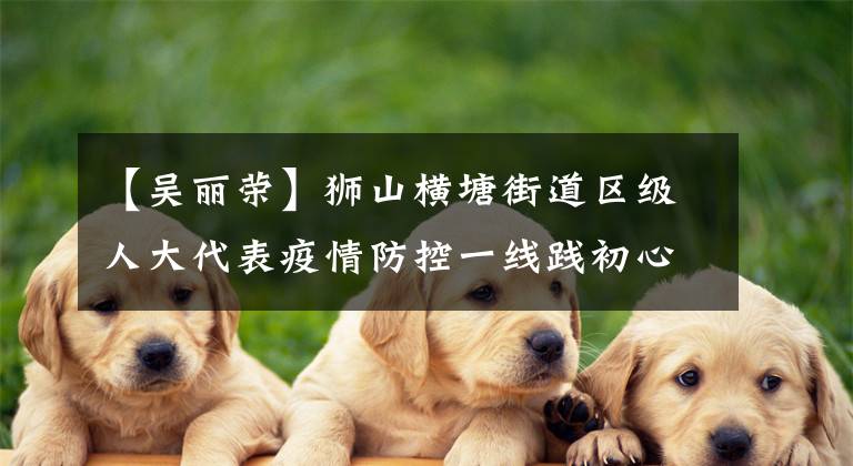 【吴丽荣】狮山横塘街道区级人大代表疫情防控一线践初心、担使命