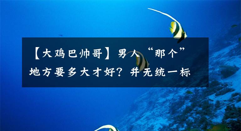 【大鸡巴帅哥】男人“那个”地方要多大才好？并无统一标准，无需过于纠结