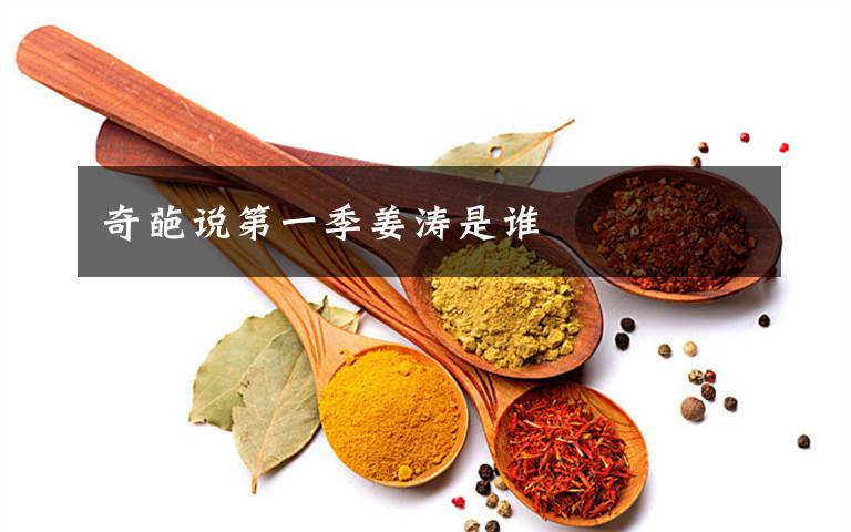 奇葩说第一季姜涛是谁