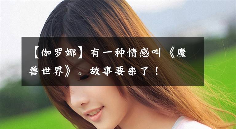 【伽罗娜】有一种情感叫《魔兽世界》。故事要来了！