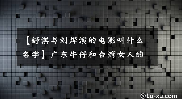 【舒淇与刘烨演的电影叫什么名字】广东牛仔和台湾女人的爱情故事、书记库存、冯德伦的那些事和电影。
