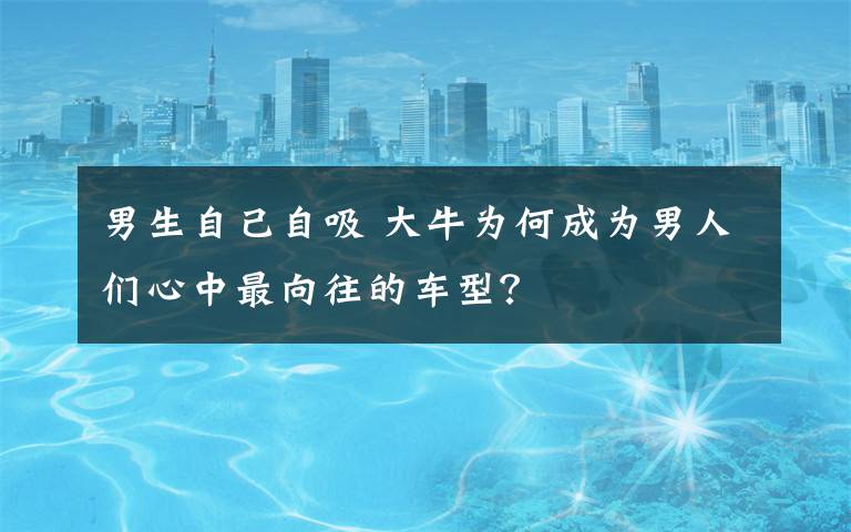 男生自己自吸 大牛为何成为男人们心中最向往的车型?