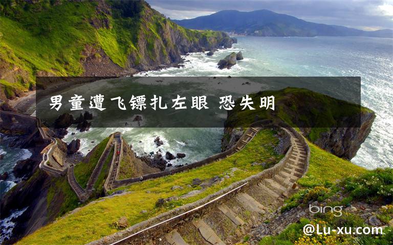 男童遭飞镖扎左眼 恐失明