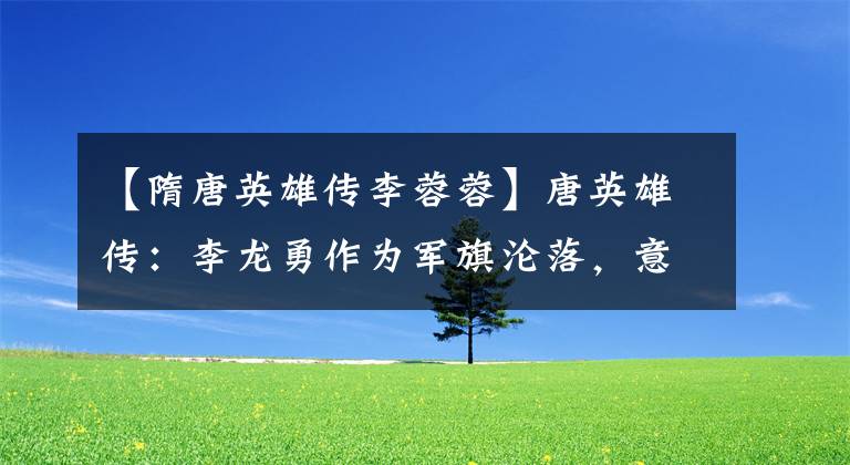 【隋唐英雄传李蓉蓉】唐英雄传:李龙勇作为军旗沦落,意外怀孕怎么办?