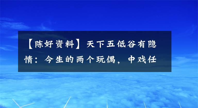 【陈好资料】天下五低谷有隐情：今生的两个玩偶，中戏任教，炒股赚千万。