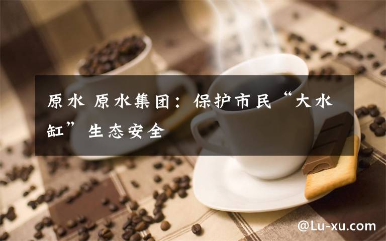 原水 原水集团:保护市民“大水缸”生态安全