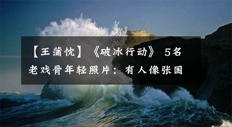 【王蒲忱】《破冰行动》 5名老戏骨年轻照片:有人像张国荣,有人比胡格年轻