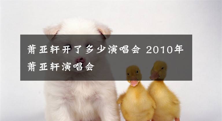 萧亚轩开了多少演唱会 2010年萧亚轩演唱会