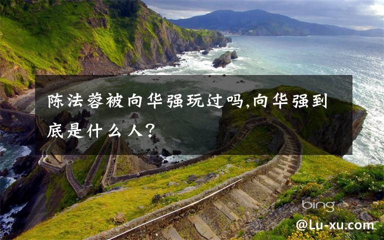 陈法蓉被向华强玩过吗,向华强到底是什么人？