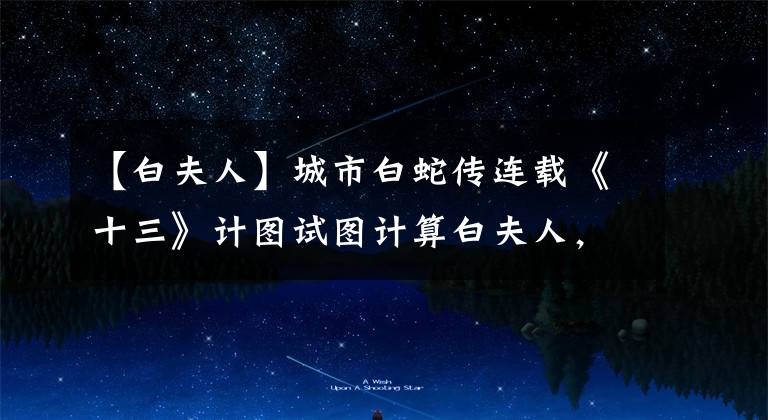 【白夫人】城市白蛇传连载《十三》计图试图计算白夫人,小海暗斗给予帮助