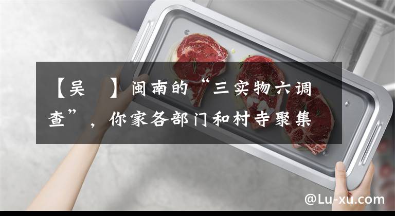 【吴夲】闽南的“三实物六调查”,你家各部门和村寺聚集的是谁?