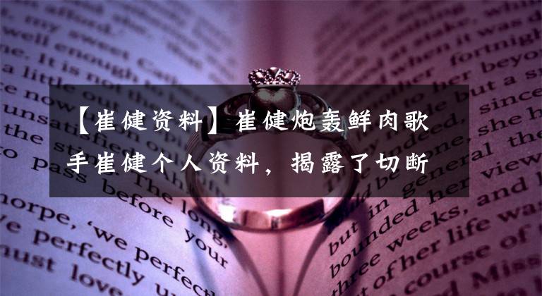 【崔健资料】崔健炮轰鲜肉歌手崔健个人资料,揭露了切断原因