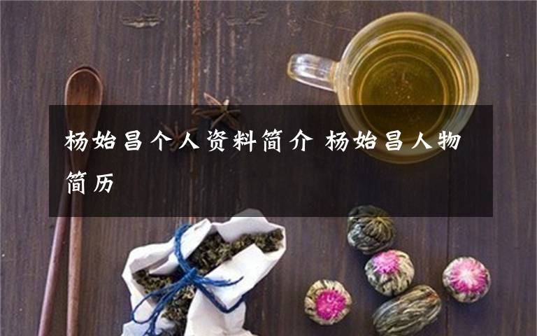 杨始昌个人资料简介 杨始昌人物简历