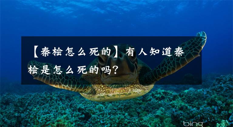 【秦桧怎么死的】有人知道秦桧是怎么死的吗?
