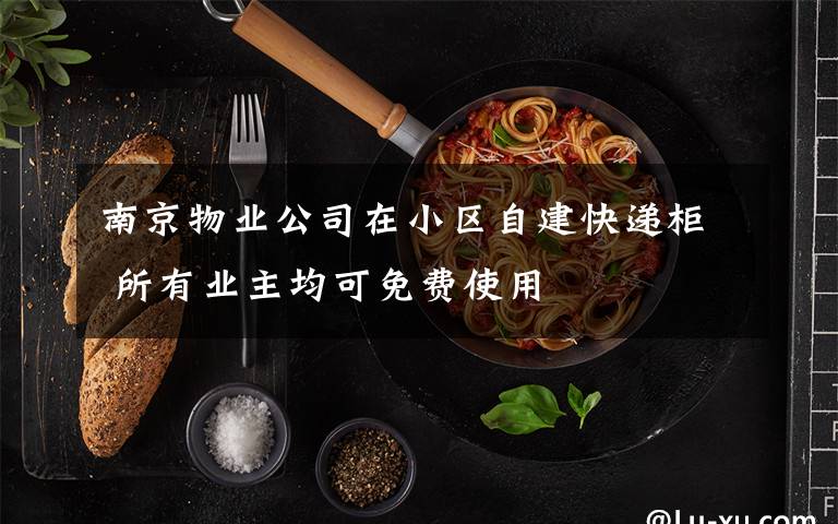 南京物业公司在小区自建快递柜 所有业主均可免费使用