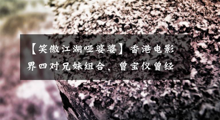 【笑傲江湖哑婆婆】香港电影界四对兄妹组合，曾宝仪曾经国奖榜上有名，最后一对知道的不多。