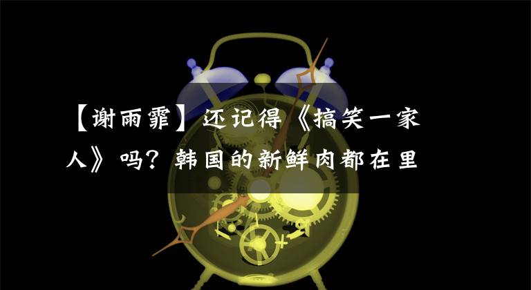 【谢雨霏】还记得《搞笑一家人》吗？韩国的新鲜肉都在里面！盘点主演情况