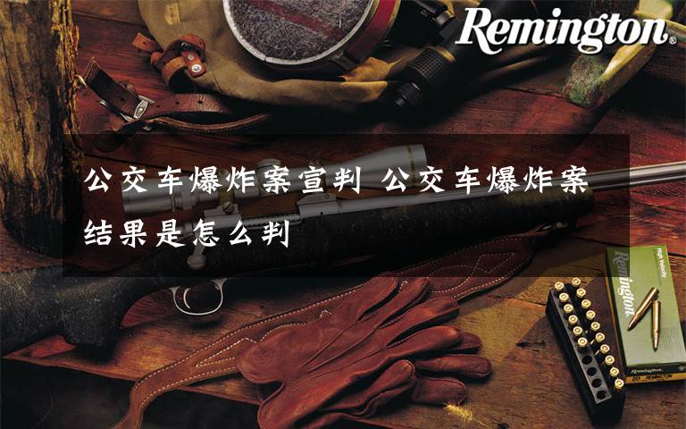 公交车爆炸案宣判 公交车爆炸案结果是怎么判