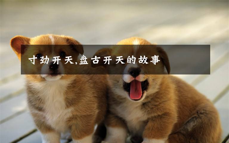 寸劲开天,盘古开天的故事