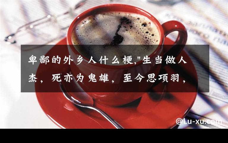 卑鄙的外乡人什么梗,